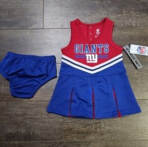New York Giants NFL Football Cheer Uniform Size 12 Months New With Tags